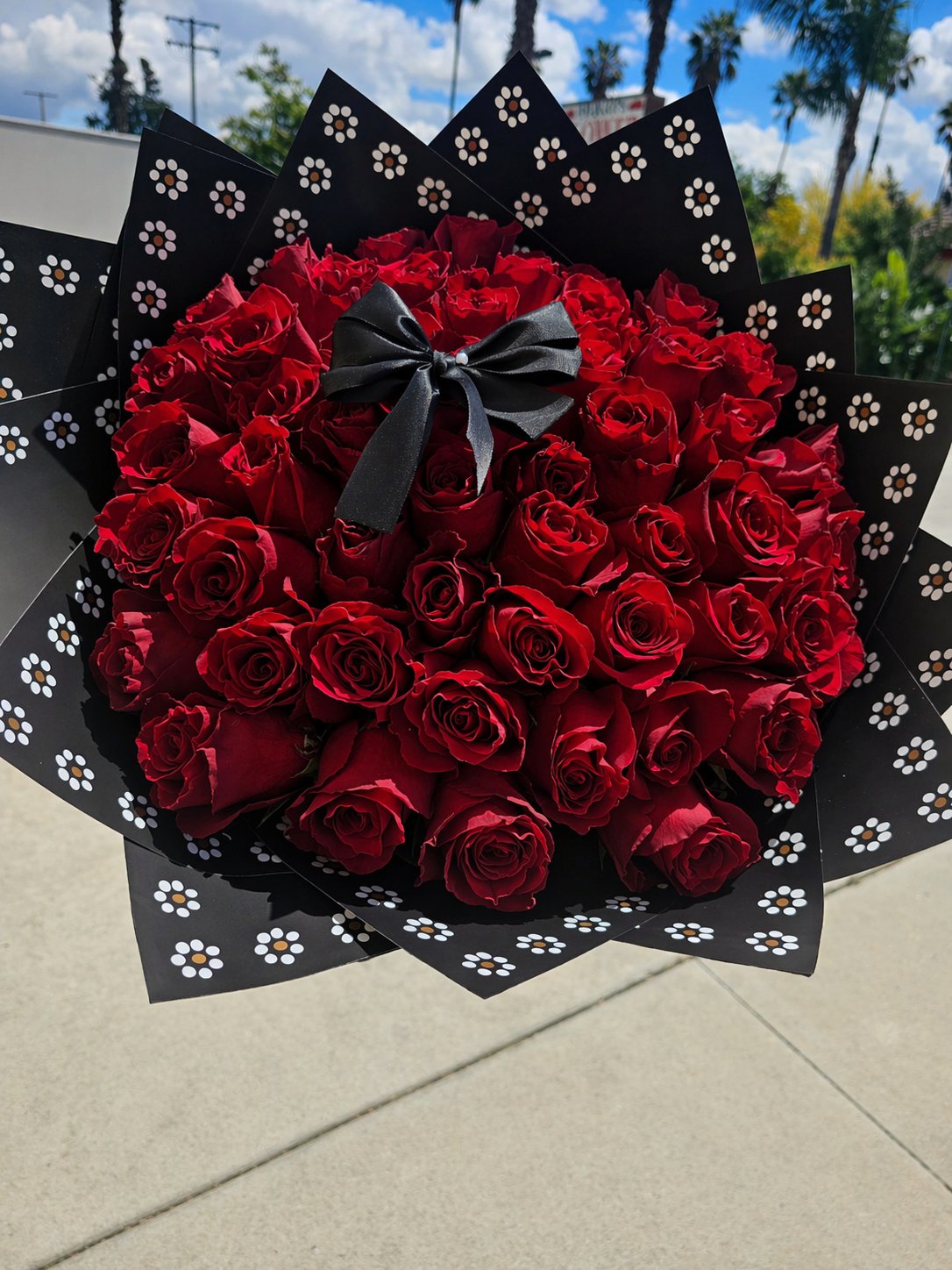 50 roses bouquet